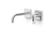 Façade mitigeur lavabo Chrome - TRES 21130021