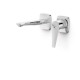 Façade mitigeur lavabo Chrome - TRES 21830023