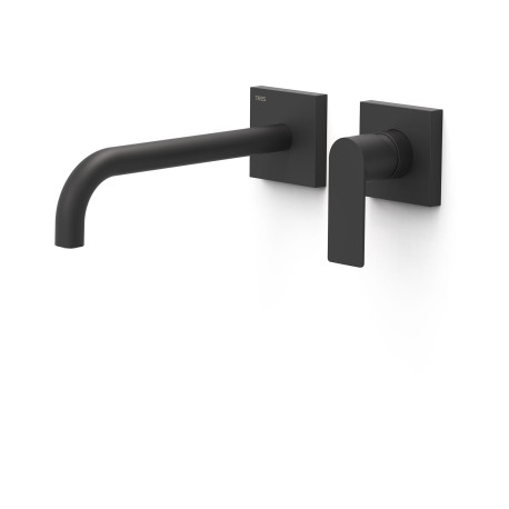 Façade mitigeur lavabo Noir mat - TRES 20030022NM 