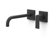 Façade mitigeur lavabo Noir mat - TRES 20030022NM 