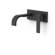 Façade mitigeur lavabo Noir mat - TRES 20230033NM 