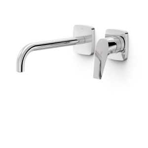 Façade mitigeur lavabo Chrome - TRES 21730022 
