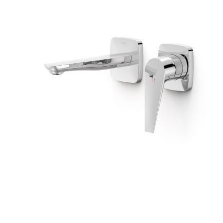 Façade mitigeur lavabo Chrome - TRES 21830023 