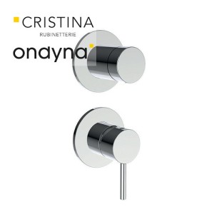 Mitigeur douche phi 2 sorties instal. verticale chrome - CRISTINA ONDYNA PH66251 