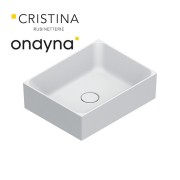 Vasque lavabo premium céramique blanc brillant - CRISTINA ONDYNA PR453501 