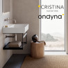 Vasque lavabo céramique premium 50 blanc brillant - CRISTINA ONDYNA PR504701