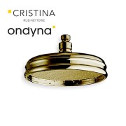 Pomme de douche retro luxe anticalcaire d200 vx bronze mat - CRISTINA ONDYNA RX54893 