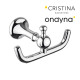 Porte peignoir double regency chrome - CRISTINA ONDYNA RY24751