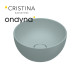 Vasque a poser tonalita diam 32 Vert d'eau - CRISTINA ONDYNA SF32AC