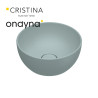 Vasque a poser tonalita diam 32 Vert d'eau - CRISTINA ONDYNA SF32AC