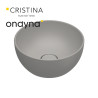 Vasque a poser tonalita diam 32 Taupe - CRISTINA ONDYNA SF32TO