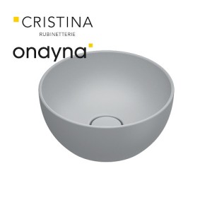 Vasque a poser tonalita diam 42*16 Ciment - CRISTINA ONDYNA SF4223 