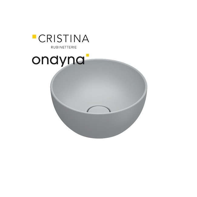 Vasque a poser tonalita diam 42*16 Ciment - CRISTINA ONDYNA SF4223 