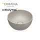 Vasque a poser tonalita diam 42*16 Sable - CRISTINA ONDYNA SF4229