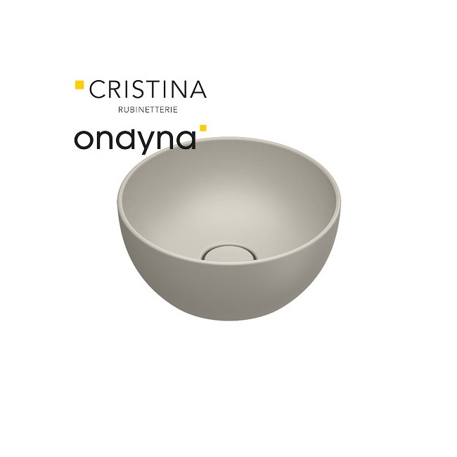 Vasque a poser tonalita diam 42*16 Sable - CRISTINA ONDYNA SF4229 