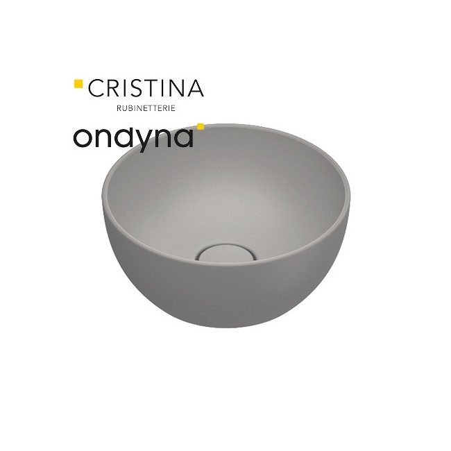 Vasque a poser tonalita diam 42*16 Taupe - CRISTINA ONDYNA SF4232 