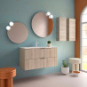 Meuble Salle De Bain Biba 1000 2 Tiroirs Natural 989 X 540 X 450 Mm - SALGAR 113863