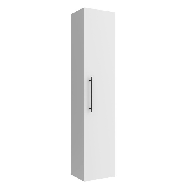 Colonne Silane 1 Porte White Satin + Poignée - SALGAR 116147 