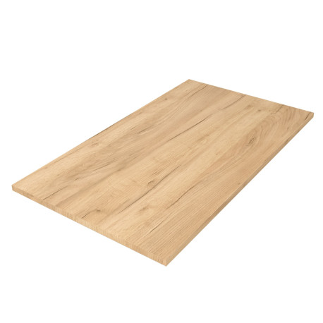 Plan De Toilette Sans Usinage Chêne Africain 900 X 16 X 460 Mm - SALGAR 97406 