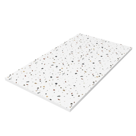 Plan De Toilette Sans Usinage Terrazo Natura 1400 X 12 X 460 Mm - SALGAR 113976 