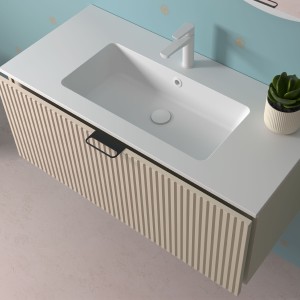 Meuble Salle De Bain Biba 1000 2 Tiroirs Natural 989 X 540 X 450 Mm - SALGAR 113863 