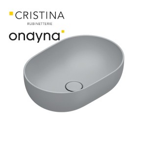 Vasque a poser tonalita50x35 Ciment - CRISTINA ONDYNA SF503523 