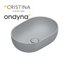 Vasque a poser tonalita50x35 Ciment - CRISTINA ONDYNA SF503523