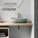 Vasque a poser tonalita50x35 acqua - CRISTINA ONDYNA SF503528 