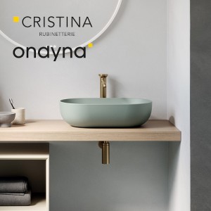 Vasque a poser tonalita50x35 acqua - CRISTINA ONDYNA SF503528 