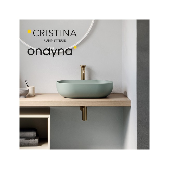 Vasque a poser tonalita50x35 acqua - CRISTINA ONDYNA SF503528 