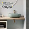Vasque a poser tonalita50x35 acqua - CRISTINA ONDYNA SF503528
