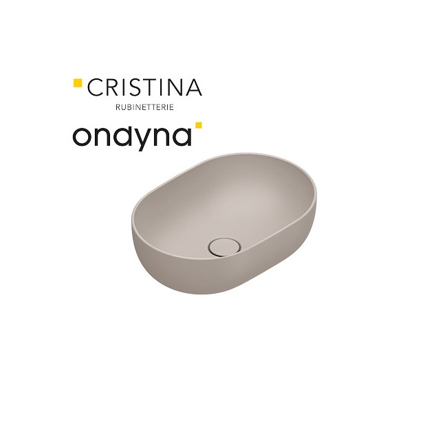 Vasque a poser tonalita50x35 Soie - CRISTINA ONDYNA SF503531 