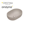 Vasque a poser tonalita50x35 Soie - CRISTINA ONDYNA SF503531