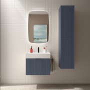 Meuble de salle de bain BIBA 700 1 tiroir NIGHT BLUE 697 x 405 x 450 mm - SALGAR 102975 