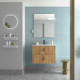 Meuble Salle De Bain Biba 700 2 Tiroirs Chêne Africain 698 X 540 X 450 Mm - SALGAR 113832