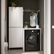 Couvre-Lave-Linge Blanc Brillant - SALGAR 114807 