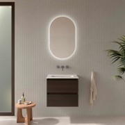 Meuble Salle De Bain Mara 600 2 Tiroirs Avec Frein Eucalyptus Océanie 598 X 540 X 452 Mm - SALGAR 114004 