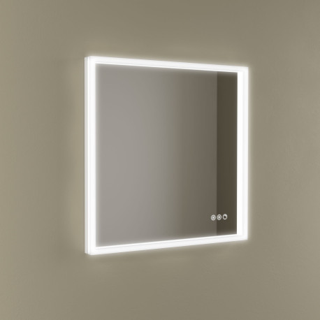 Miroir Kori Line 600 Avec Éclairage Led Avec Capteur Ip44 600 X 600 Mm - SALGAR 113755 