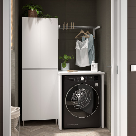 Couvre-Lave-Linge Blanc Brillant - SALGAR 114807 