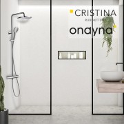 Colonne de douche thermostatique prime - CRISTINA ONDYNA SP45851 