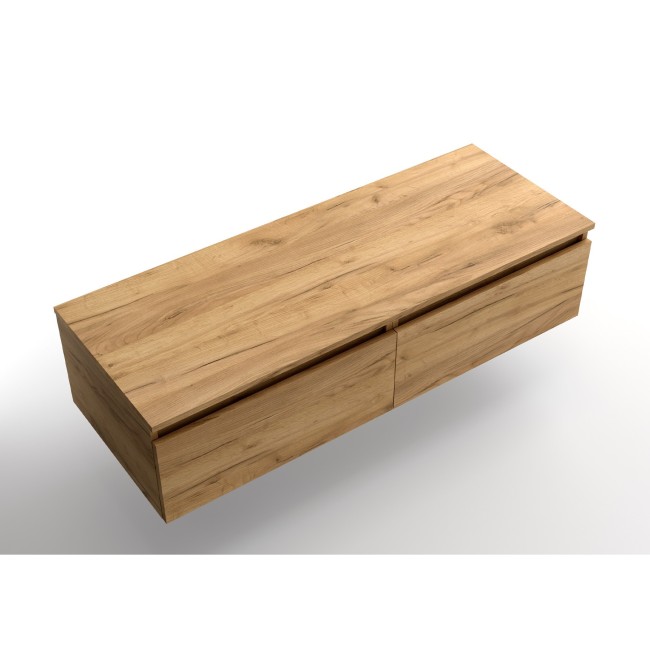 Ensemble Salle De Bains Coquette Domus 120 2 Tiroirs Chêne Africain - SALGAR 113920 