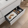 Ensemble Salle De Bains Noja 100 2 Tiroirs White Gloss - SALGAR 106160 