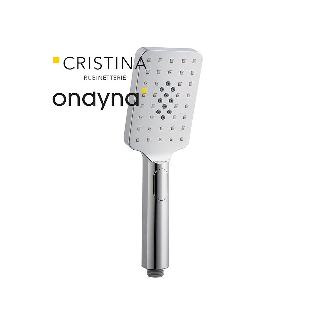 Douchette square 3 fonctions chromée - CRISTINA ONDYNA SQ70251 