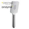 Douchette square 3 fonctions chromée - CRISTINA ONDYNA SQ70251