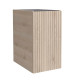 Coquette Biba 300 1 Porte Avec Frein Chêne Naturel 300 X 540 X 450 Mm - SALGAR 113815
