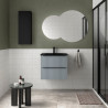 Meuble Salle De Bain Biba 600 2 Tiroirs Blue Fog 598 X 540 X 450 Mm - SALGAR 113824
