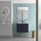 Meuble Salle De Bain Biba 700 2 Tiroirs Night Blue 698 X 540 X 450 Mm - SALGAR 113836