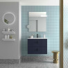 Meuble Salle De Bain Biba 700 2 Tiroirs Night Blue 698 X 540 X 450 Mm - SALGAR 113836