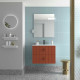 Meuble Salle De Bain Biba 700 2 Tiroirs Terracota 698 X 540 X 450 Mm - SALGAR 113839