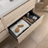 Ensemble Salle De Bains Noja 80 2 Tiroirs Chêne Naturel - SALGAR 105477 